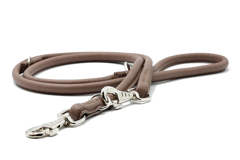 Kožené prodlužovací vodítko Soft se stříbrným kováním