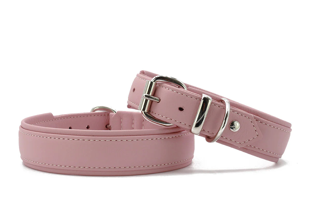 Kožený obojek Classic Soft Colors