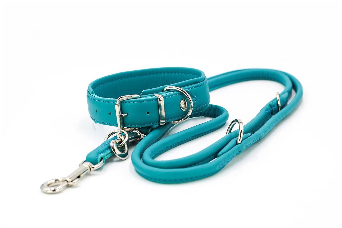 Kožený obojek Classic Soft Colors