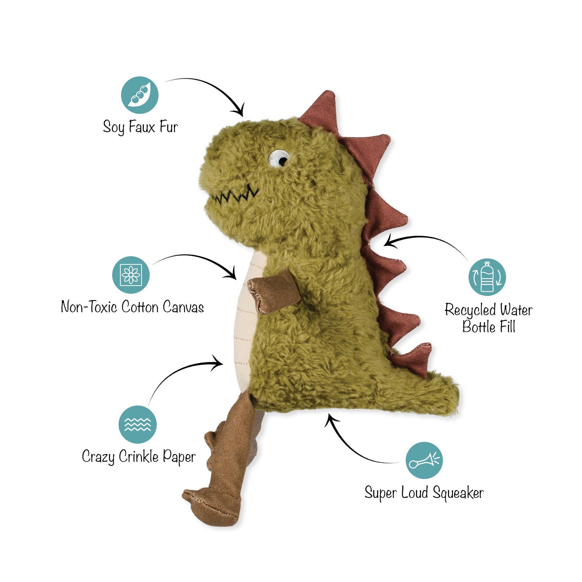 Interaktivní hračka - dinosaurus