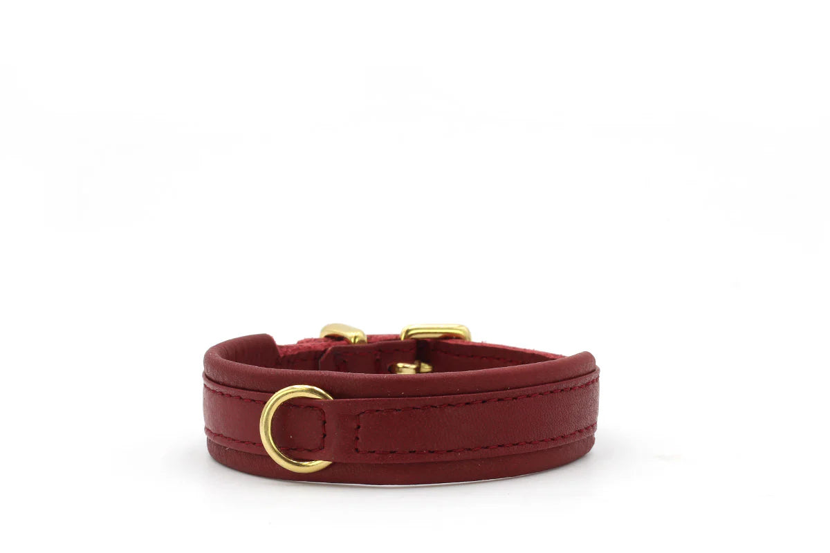 Kožený obojek Classic Soft Mini