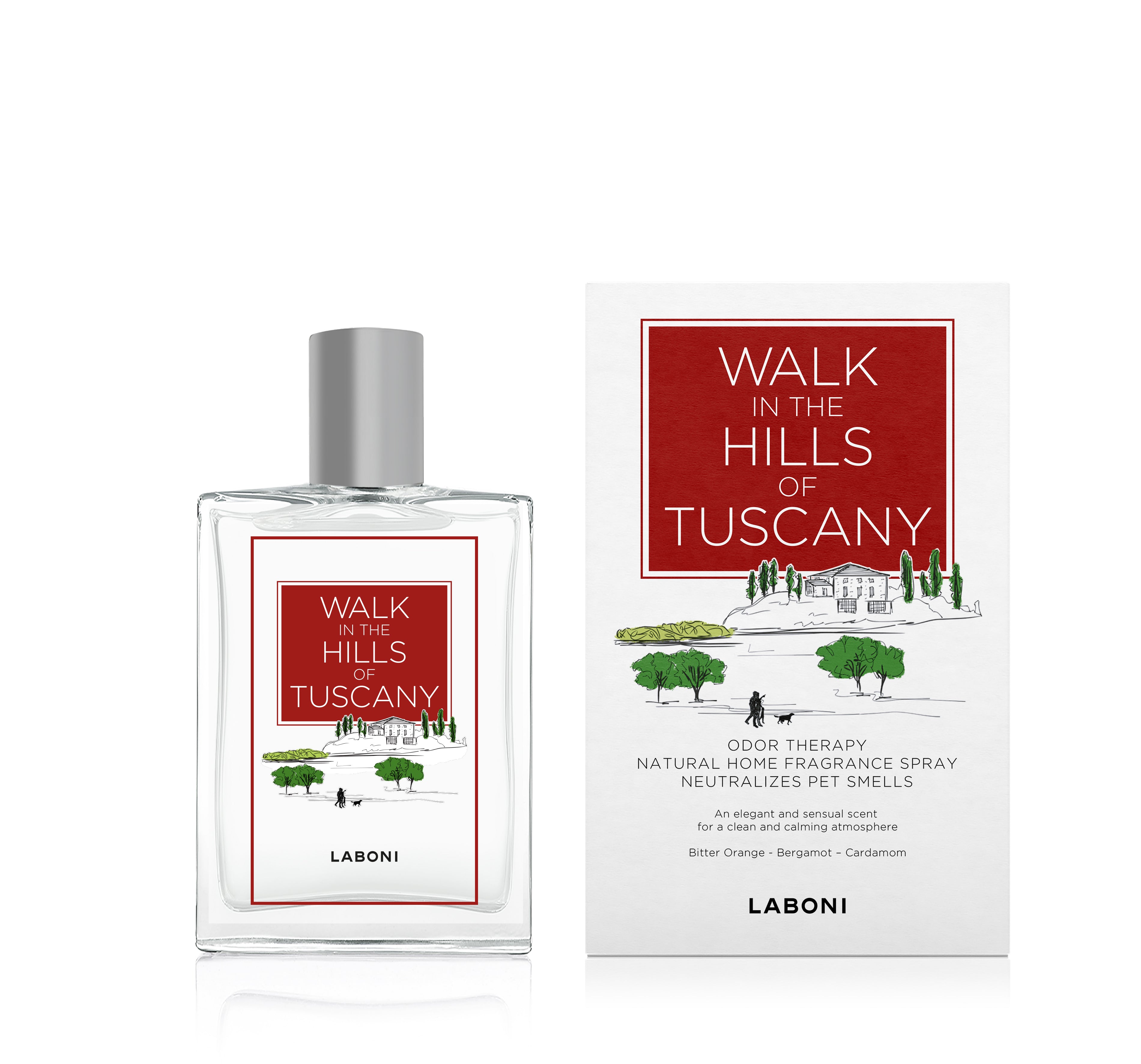 Interiérová vůně k eliminaci pachů Walk in the Hills of Tuscany