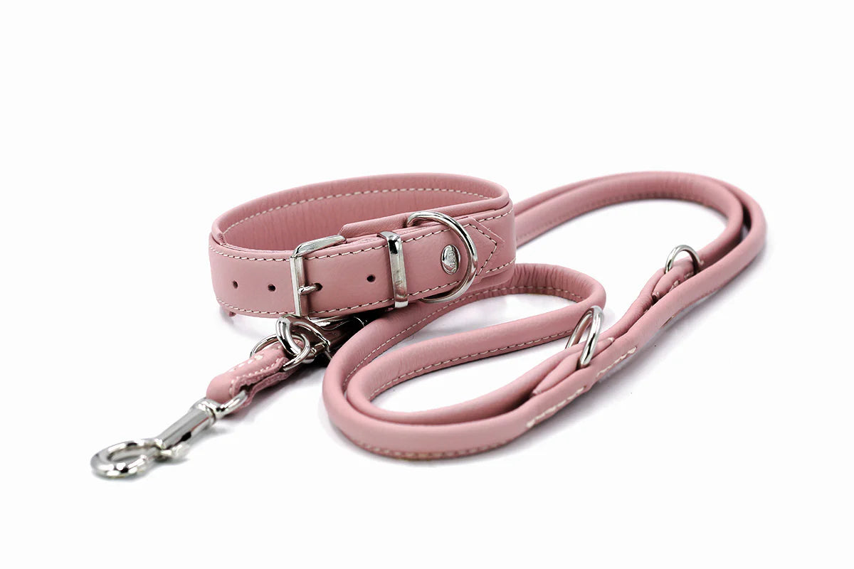 Kožený obojek Classic Soft Colors